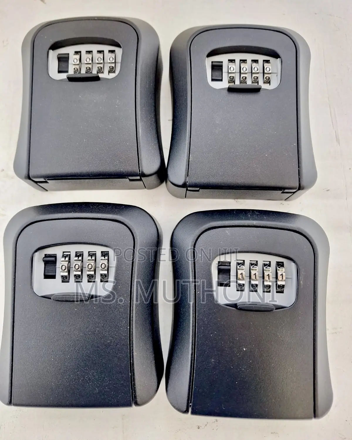 Full Metallic Wall-Mounted Key Safe Box