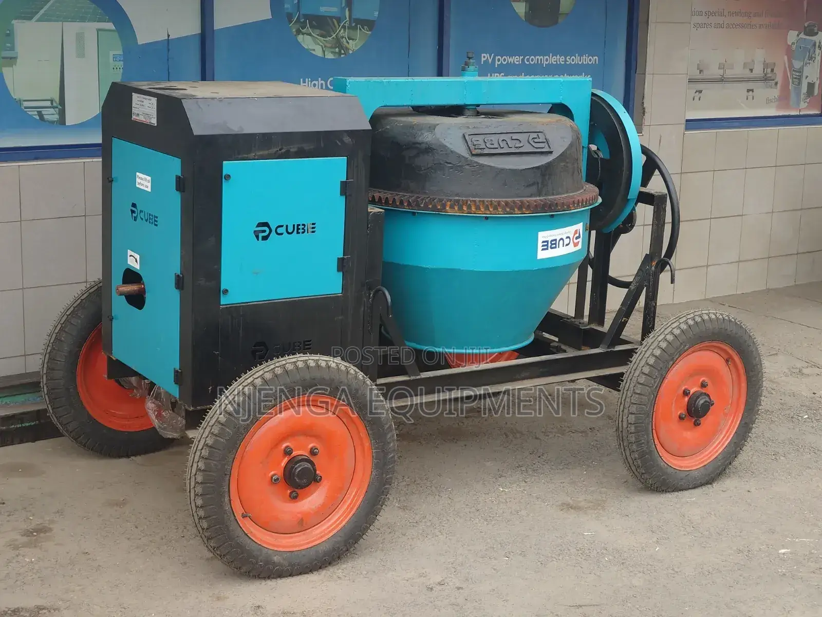 Cube Heavy Duty Concrete Mixer 500l