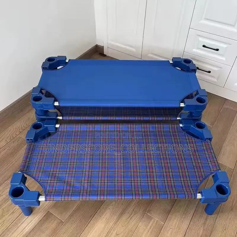 Stackable Kindergarten Special Plastic Canvas Bed Bed Nursery