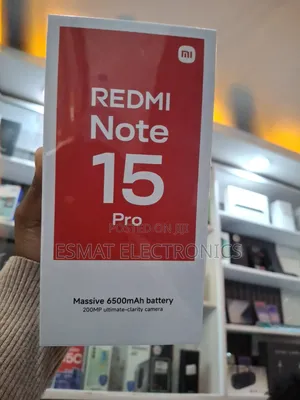 New Xiaomi Redmi Note 15 Pro 512 GB Black