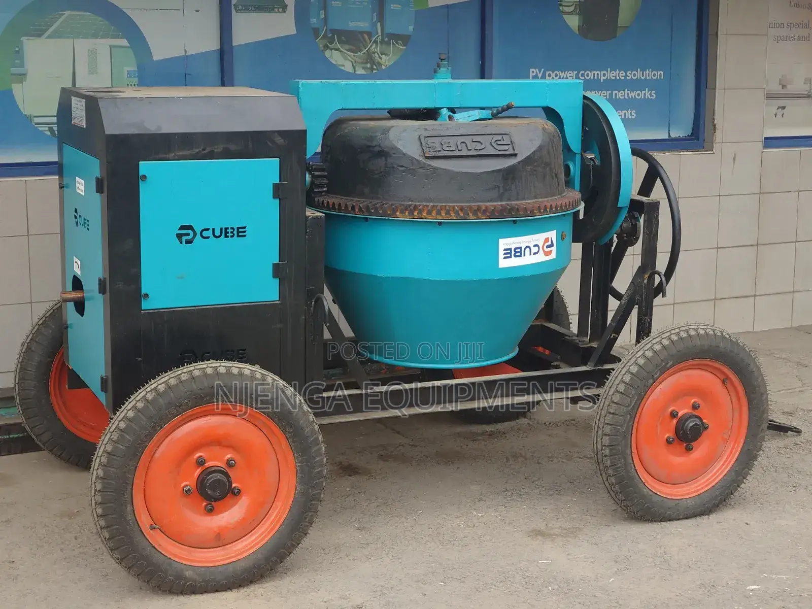 Cube Heavy Duty Concrete Mixer 500l