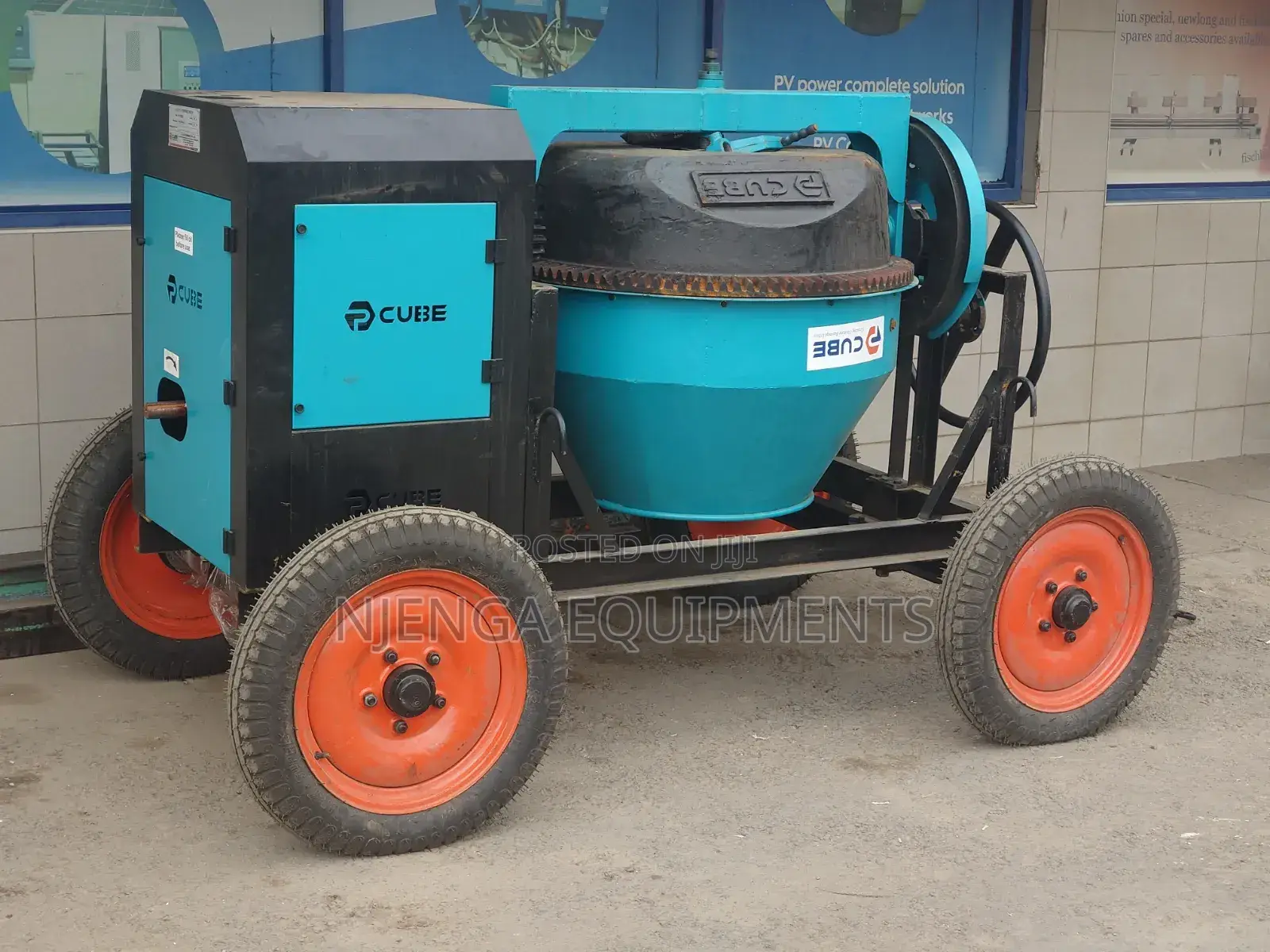 Cube Heavy Duty Concrete Mixer 500l