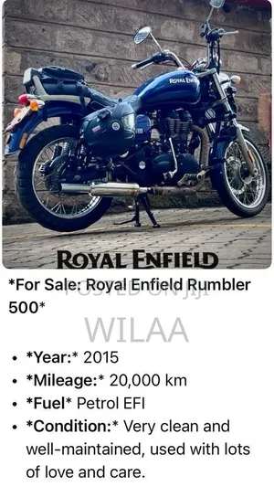 Royal Enfield Classic 500 2015 Blue