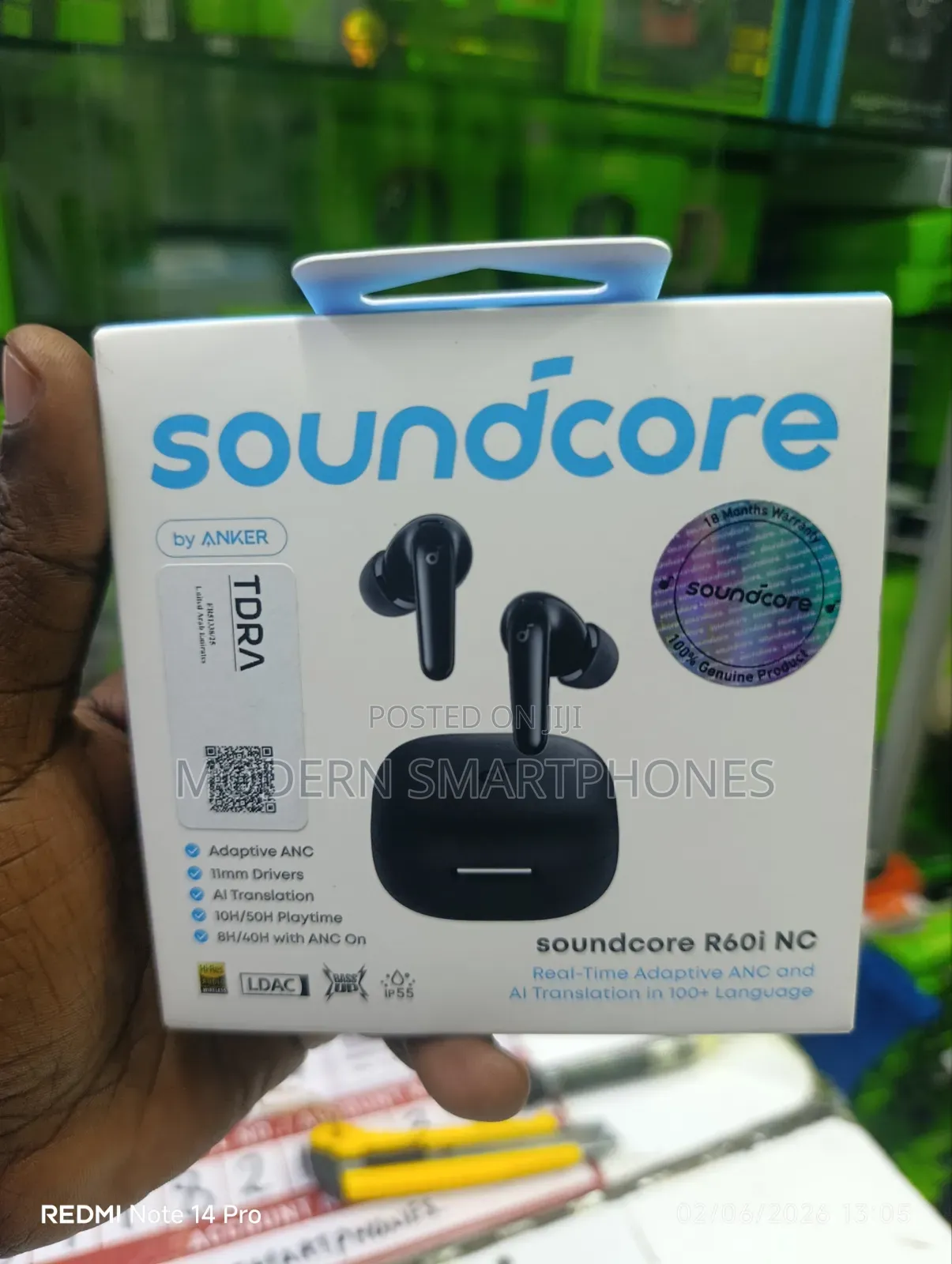 Anker Soundcore R60i Nc True Wireless Noise-Cancelling Earbuds
