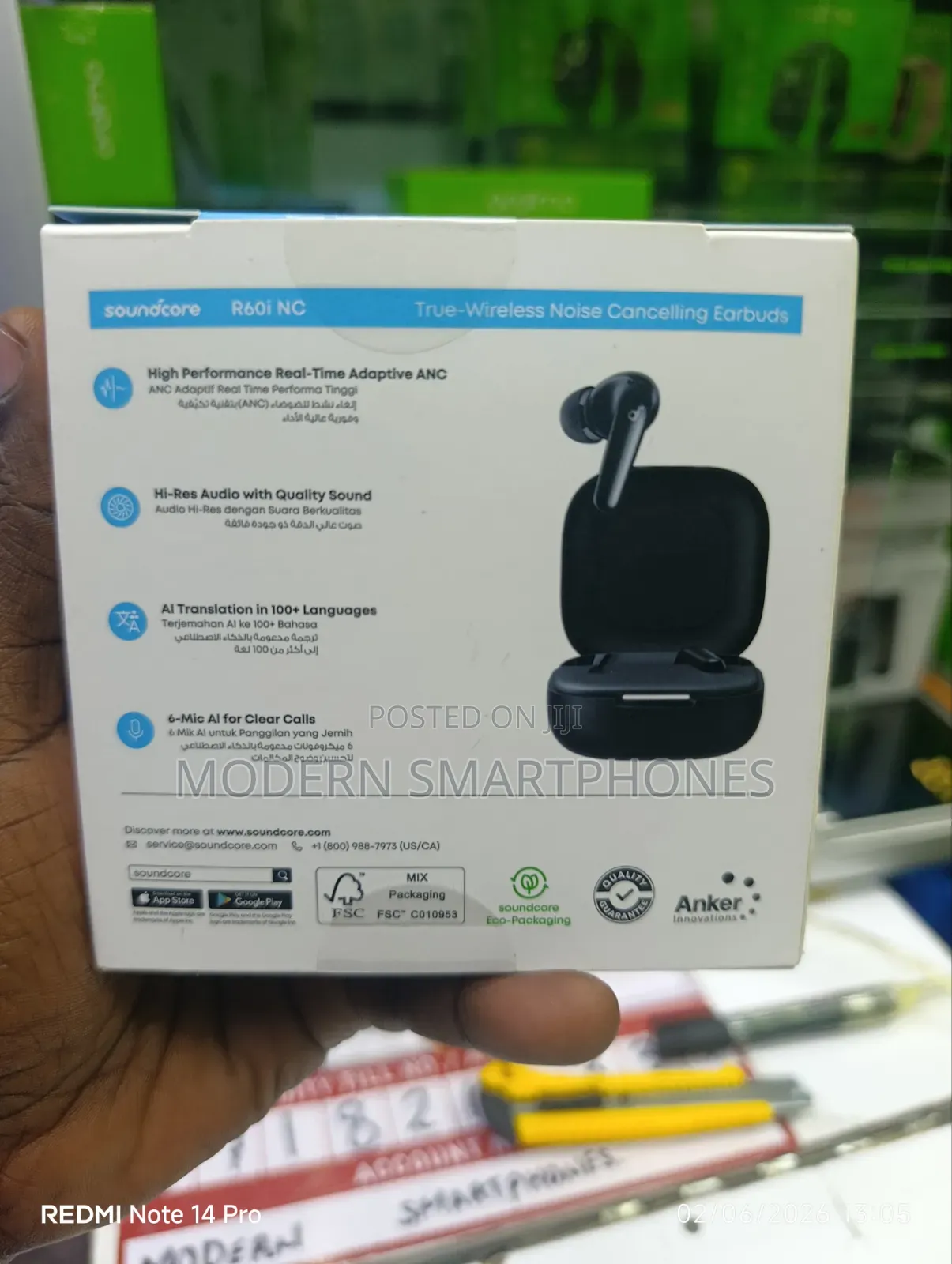 Anker Soundcore R60i Nc True Wireless Noise-Cancelling Earbuds