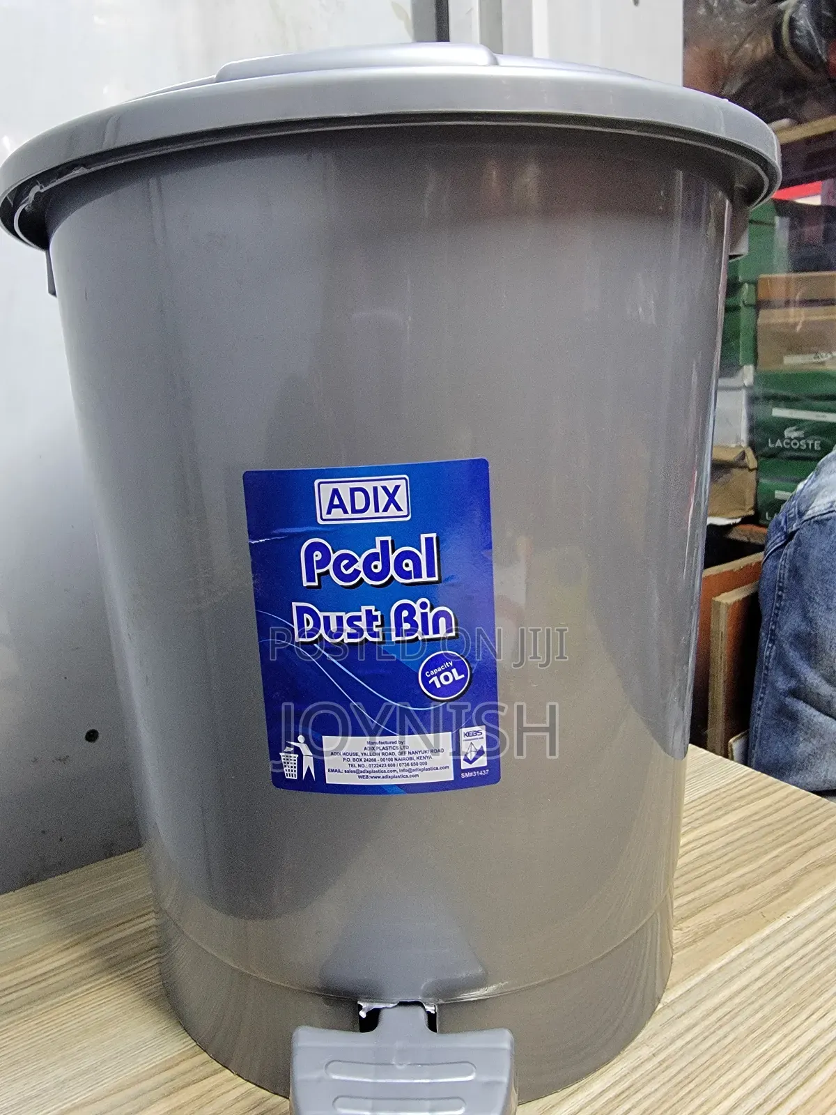 Pedal Dust Bin Adix 10litres
