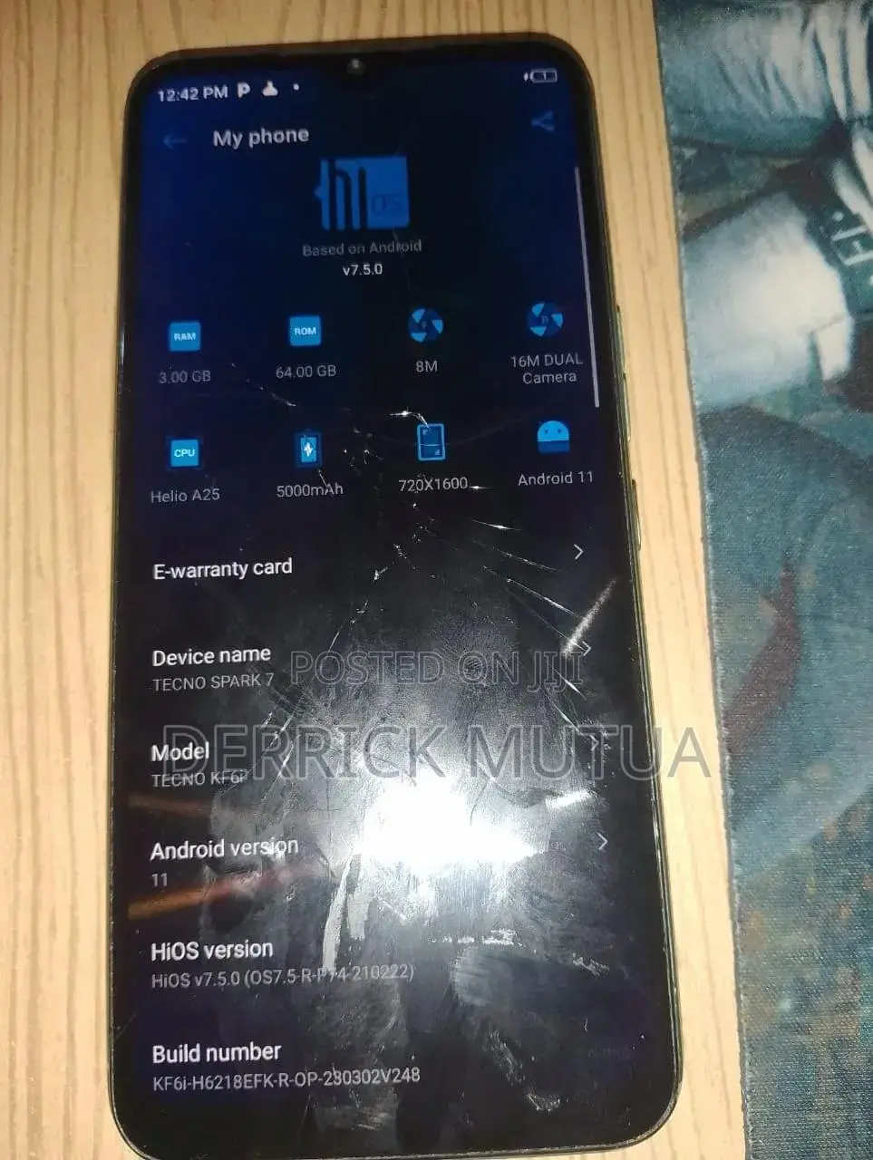 Tecno Spark 7 64 GB Blue