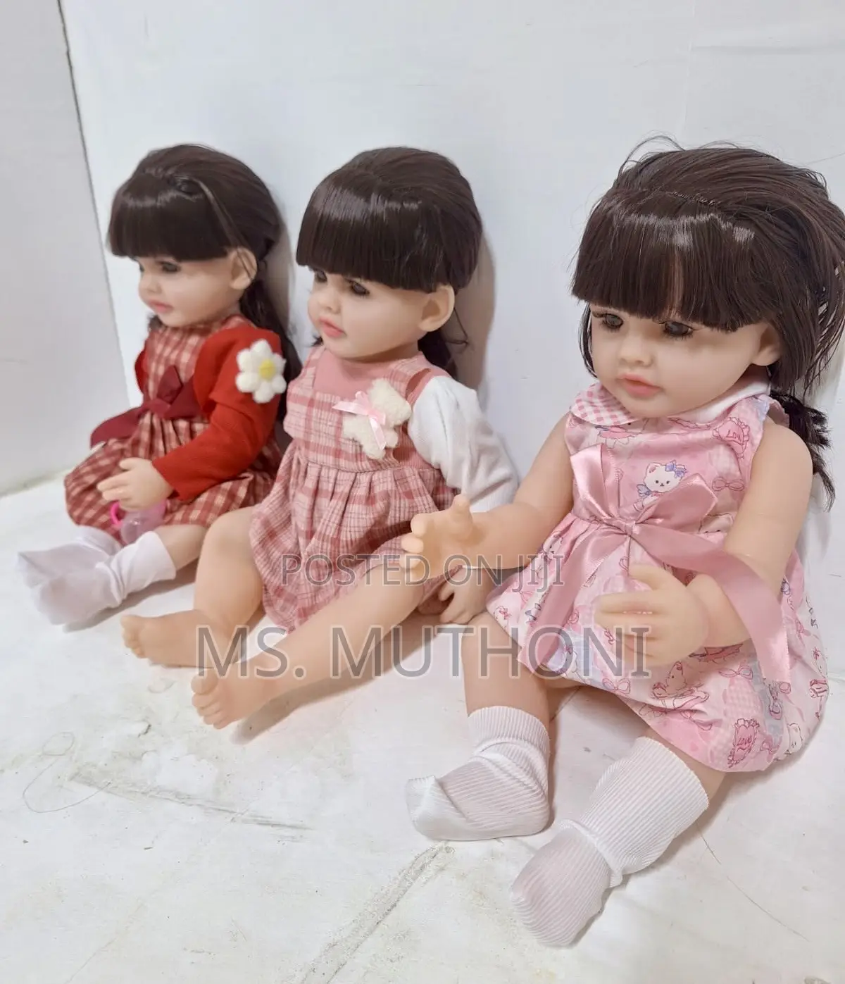 Beautiful Dressed White Reborn Silicone Baby Dolls