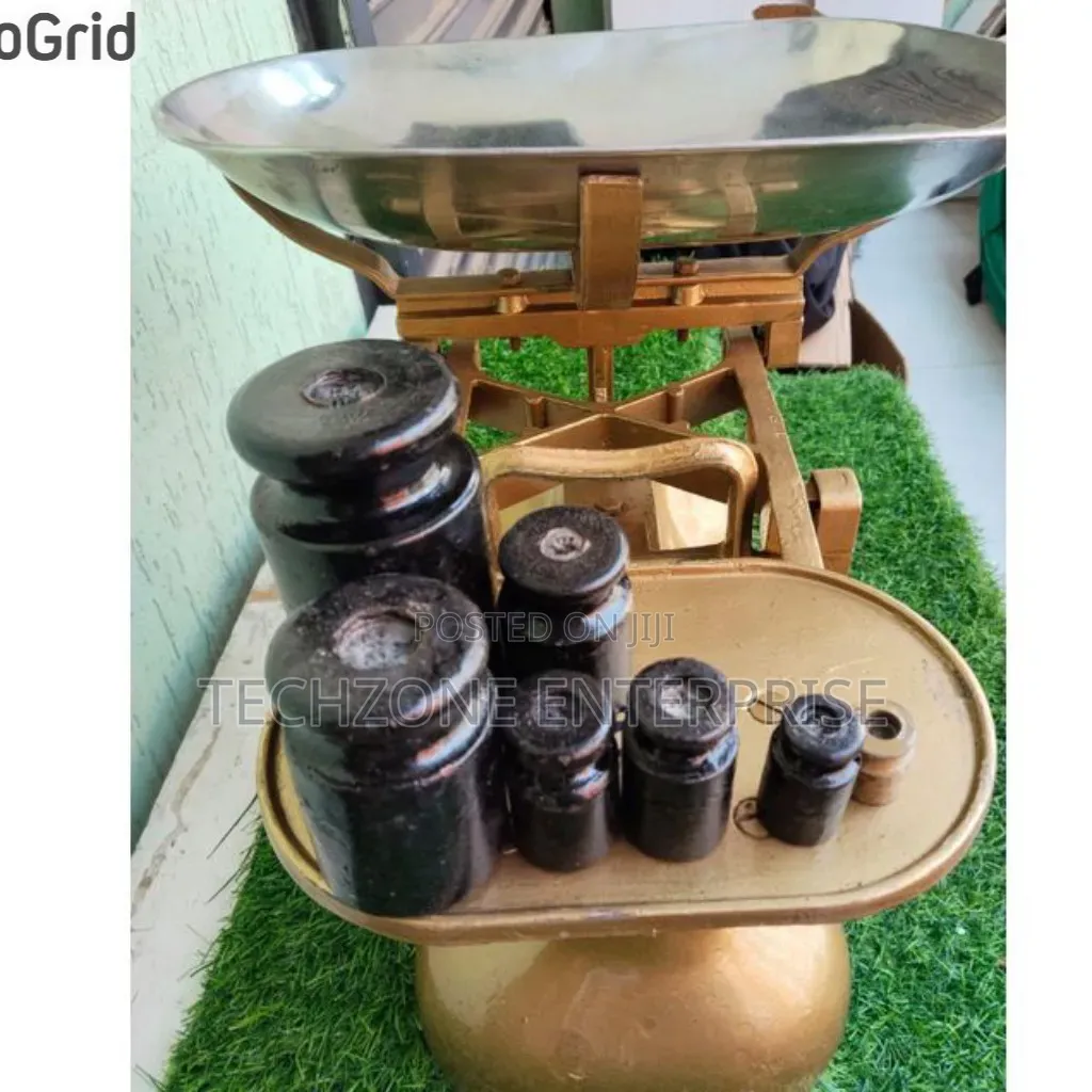 Old-School Manual Weighing Scales With 'Mawe "
