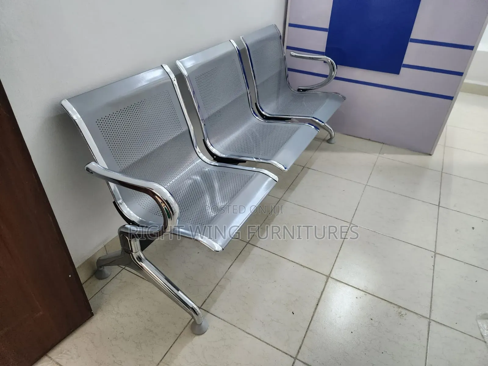 Silver Classic Waiting Chairs for Sale