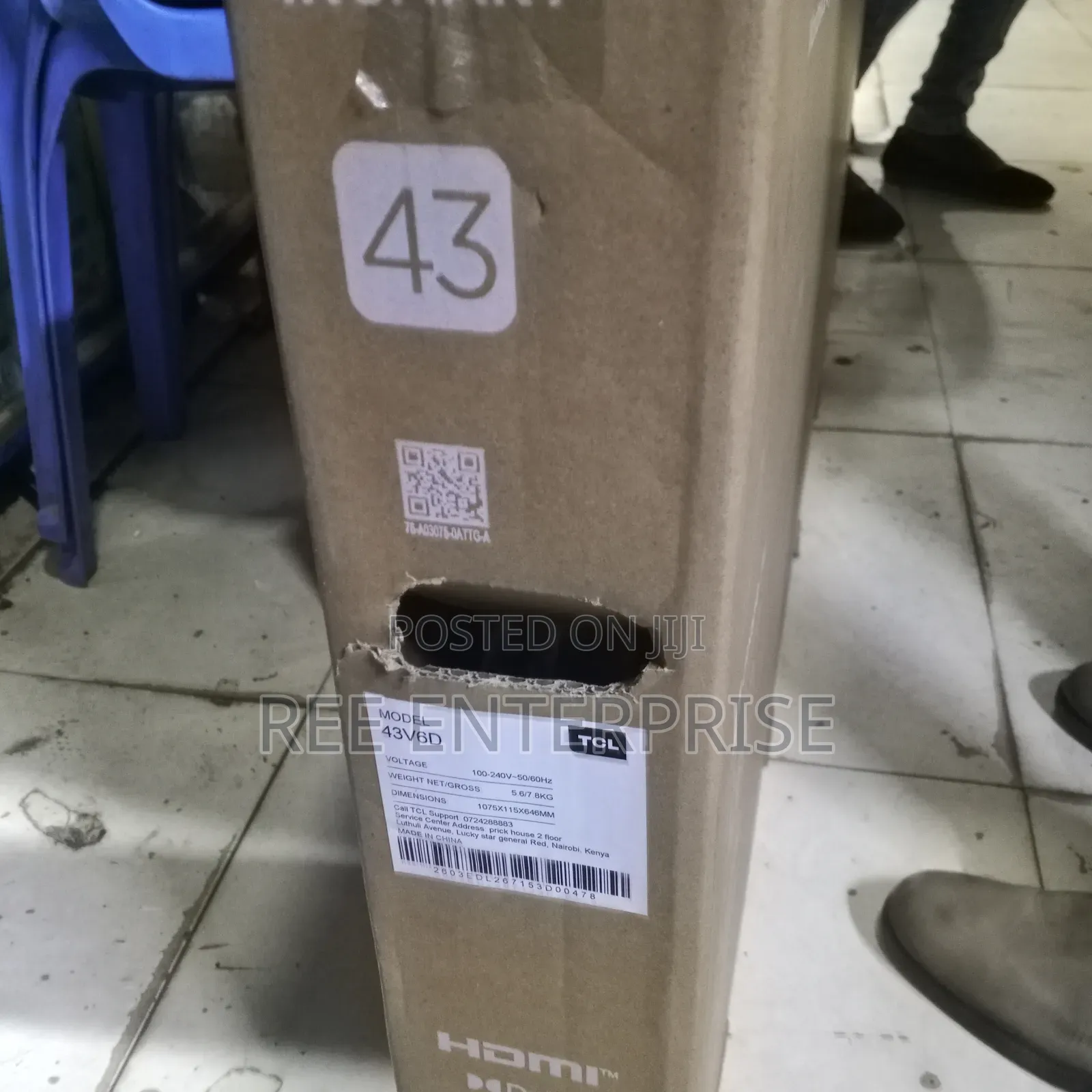 TCL 43 Smart Tv V6d