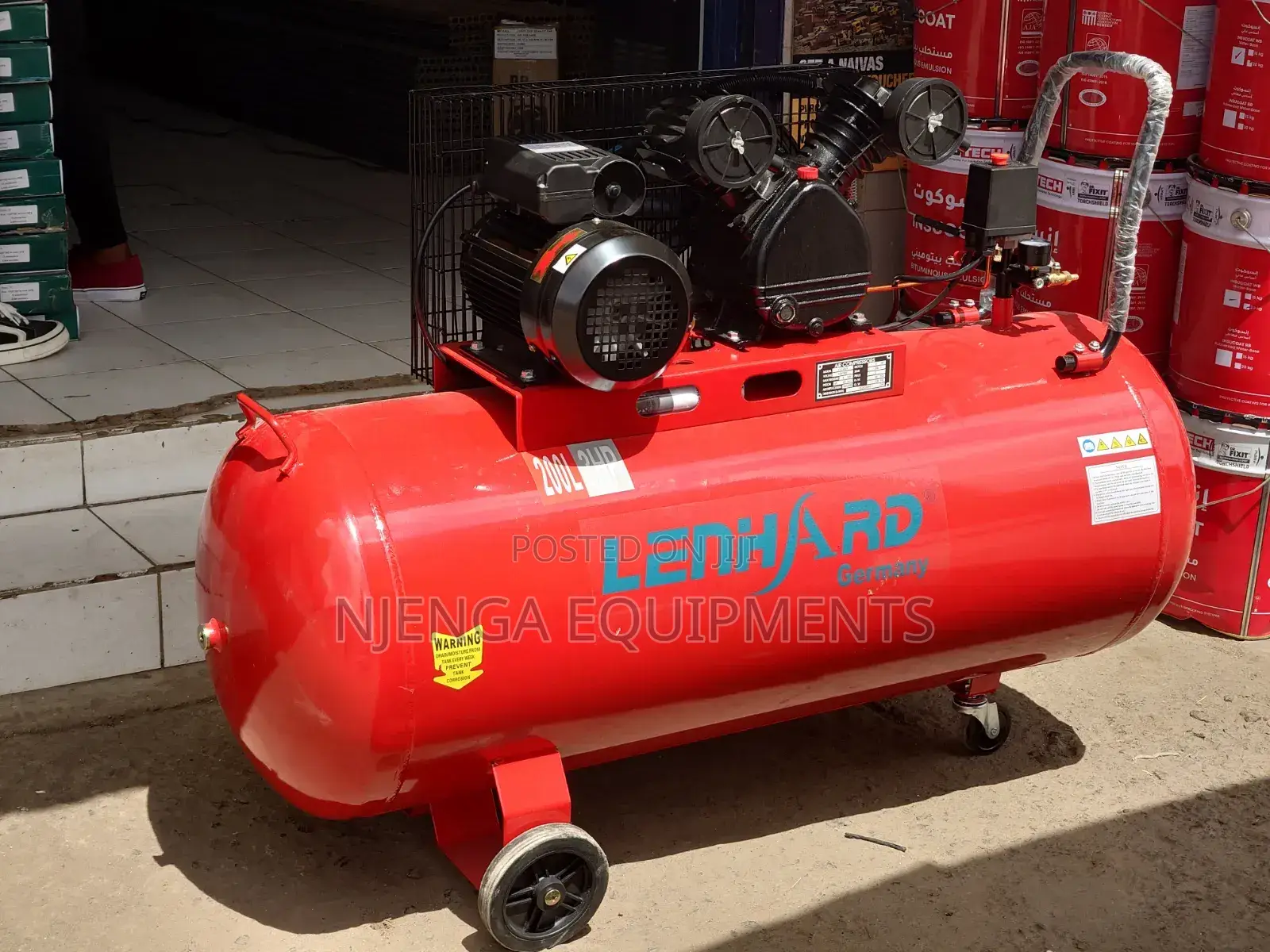200l Air Compressor / Lenhard Germany