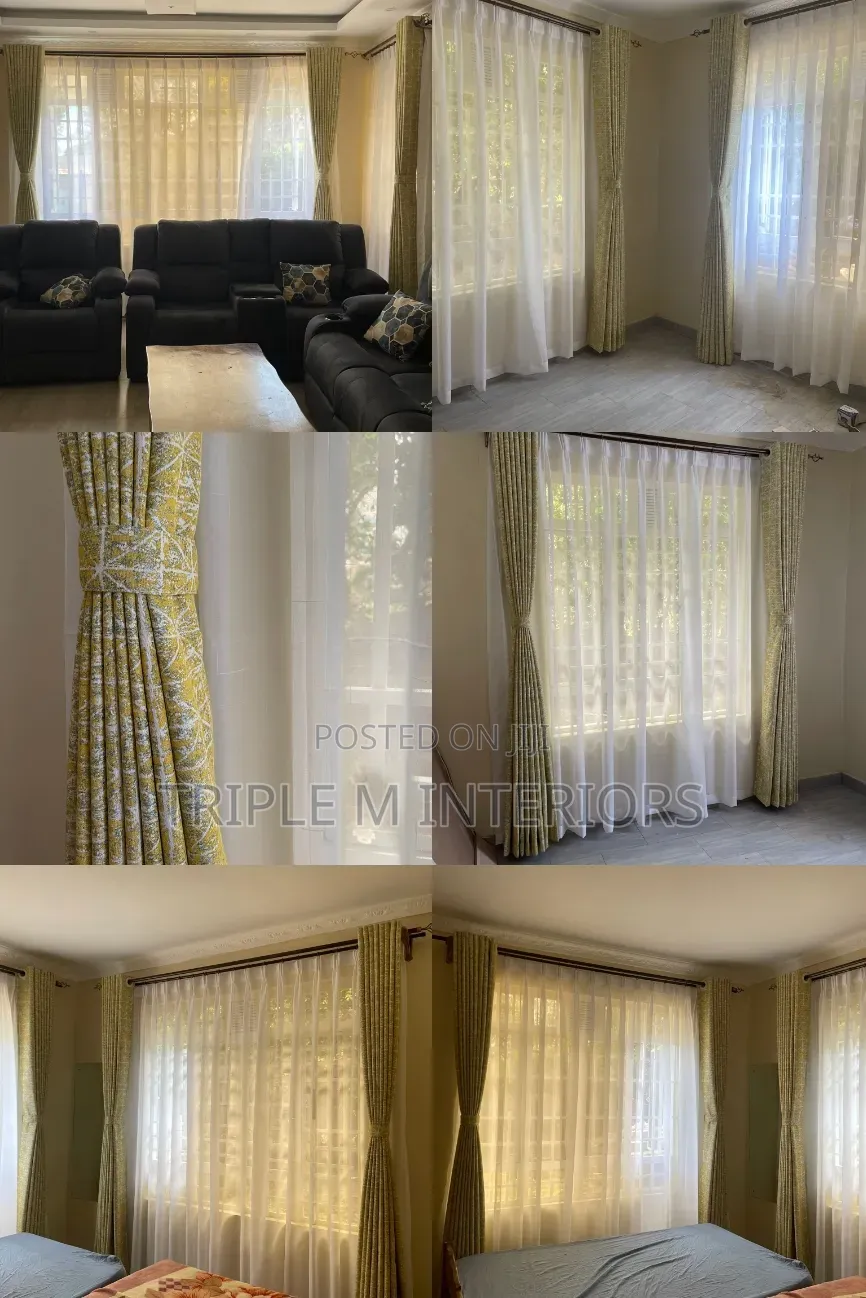 Tab-Top Casual Cotton Curtains