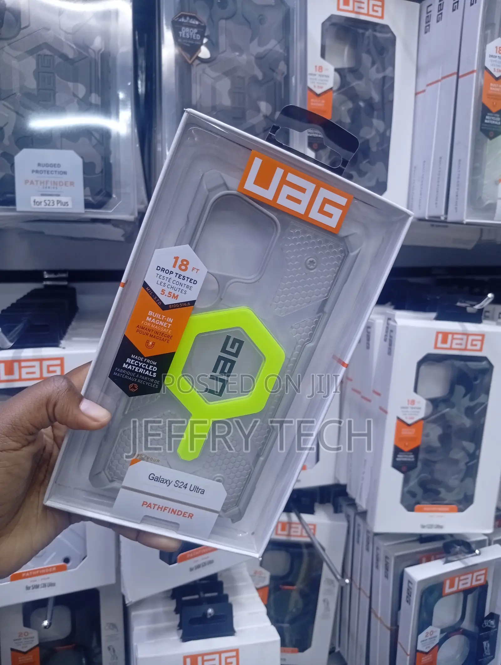 Samsung Galaxy S24 Ultra Prominent Neon Green Magnet Module Cover