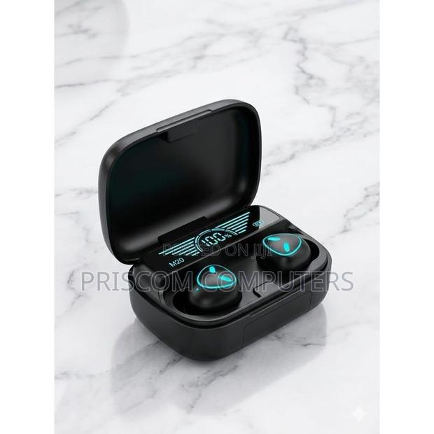 M20 Wireless Bluetooth 5.3 Earpods Earphones Earbuds Dual Led Display - thumbnail 2