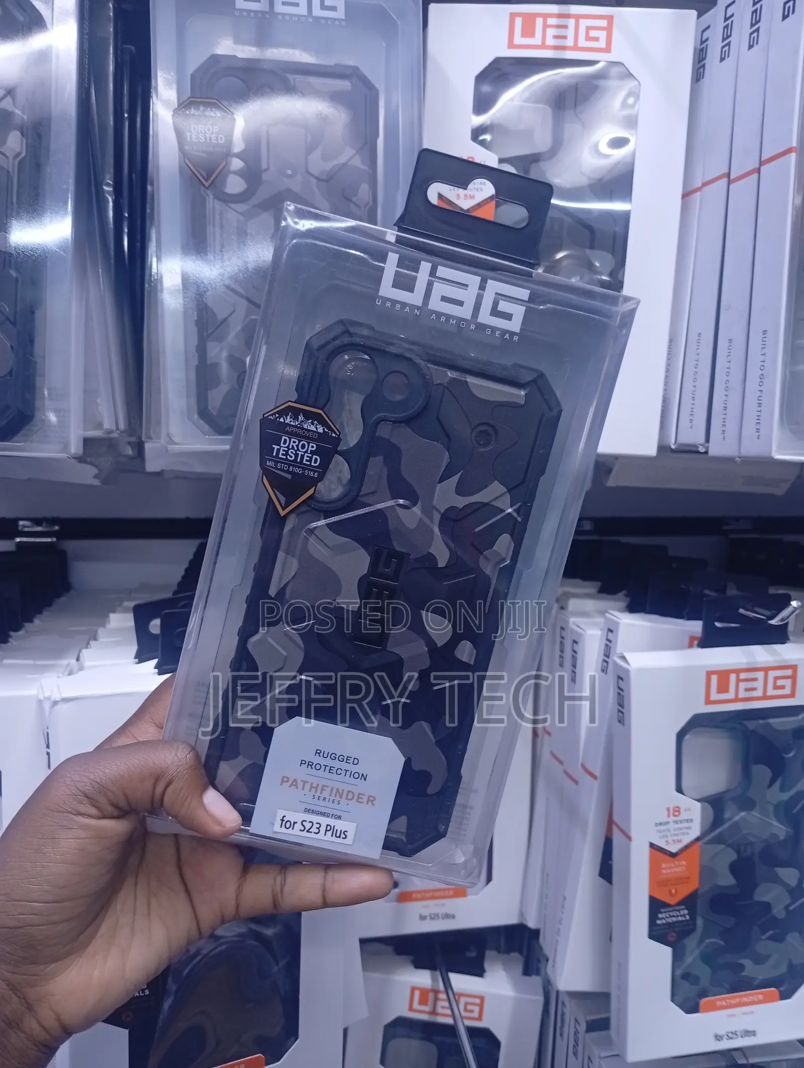 Samsung Galaxy S23 Plus Rugged Camouflage Design Cover