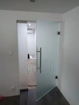 Frameless Frosted Glass Door