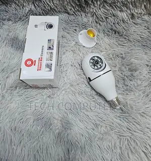 Bulb Camera With Full Color Night Vision and Motion Sensor