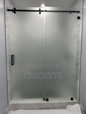Frameless Sliding Glass Shower Enclosure