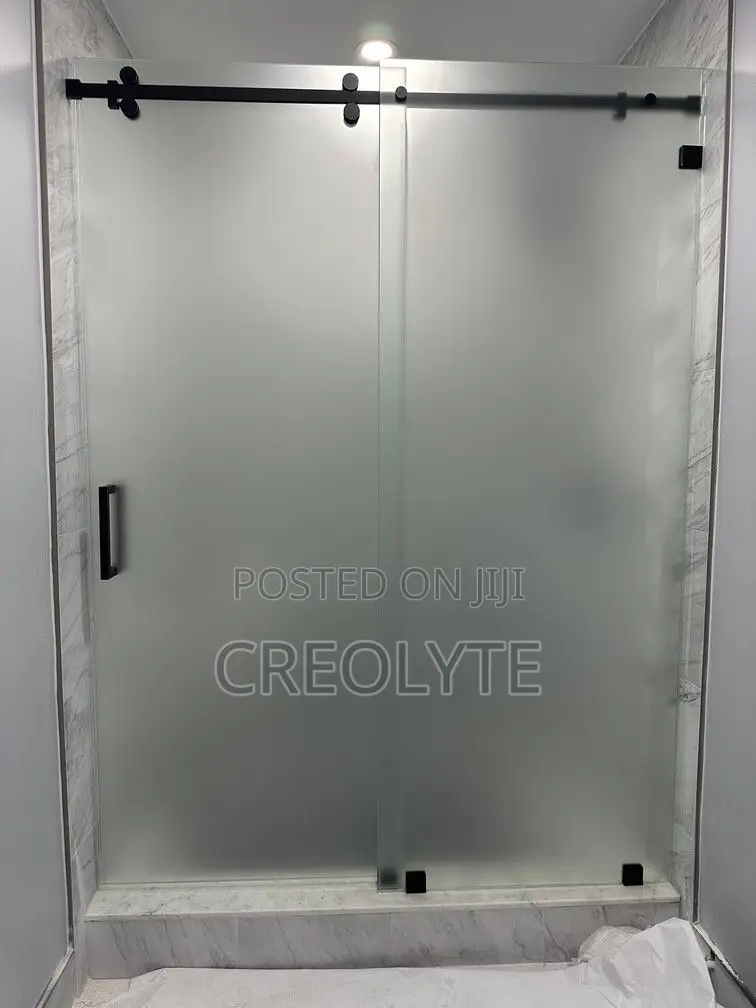 Frameless Sliding Glass Shower Enclosure