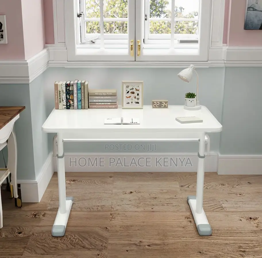 Computer Table: Manual Hand Crank Height Adjustable Desk