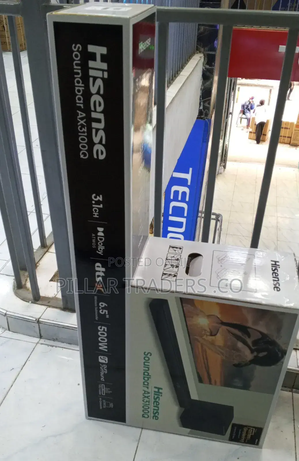 Hisense Ax3100q 3.1 Channel Soundbar With Wireless Subwoofer – 500w