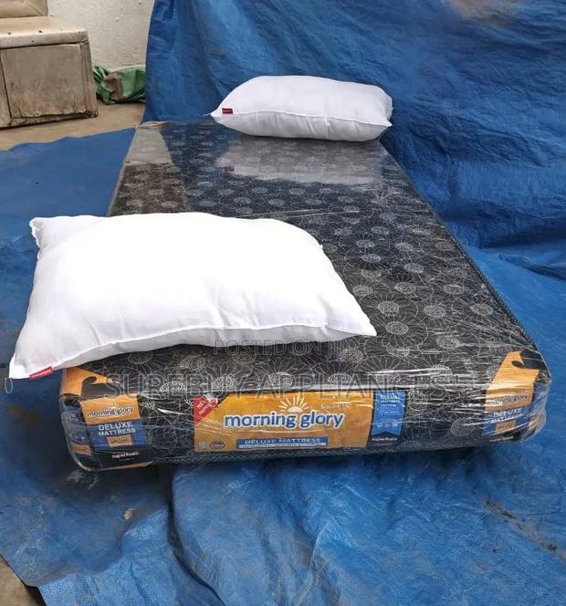 Morning Glory 3x6 Quilted Mattress 6-Inch With 2 Pillows - main view