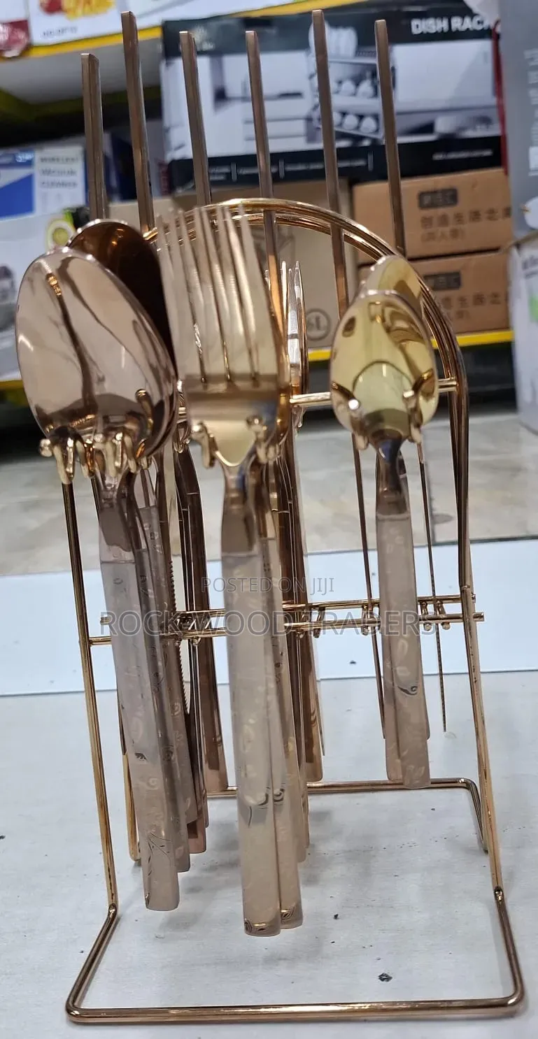 Gold Spoons Set