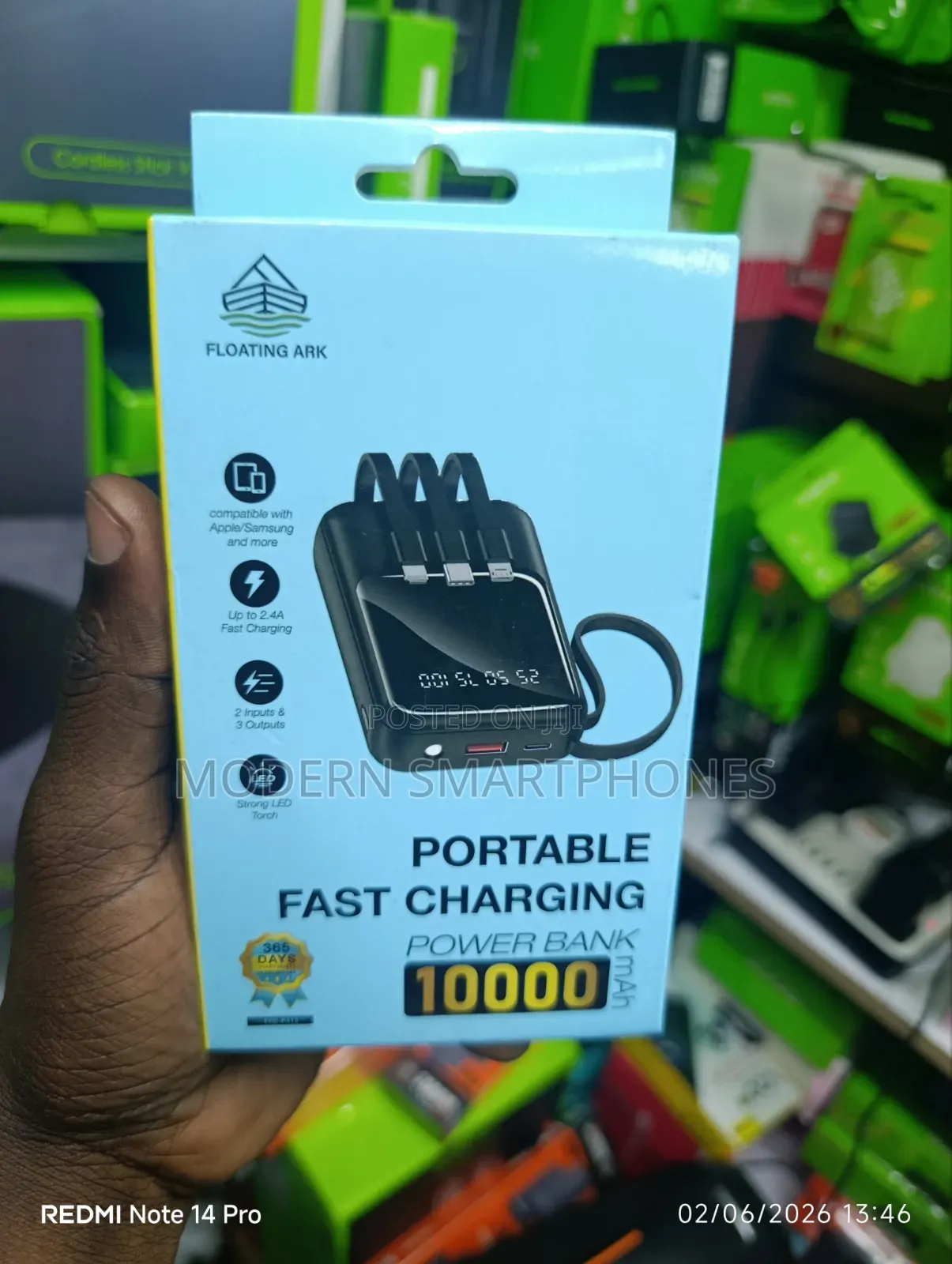 Portable Fast Charging 10000mah Powerbank