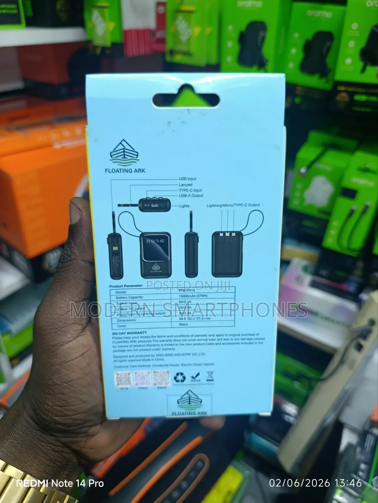 Portable Fast Charging 10000mah Powerbank