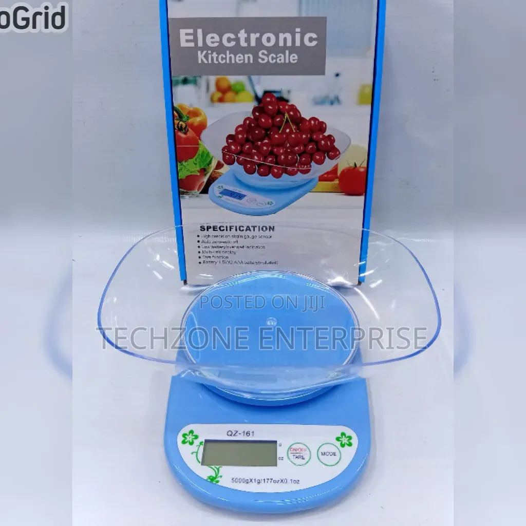 Digital Kitchen Scale With Bowl With Automatic Zero Resetting 