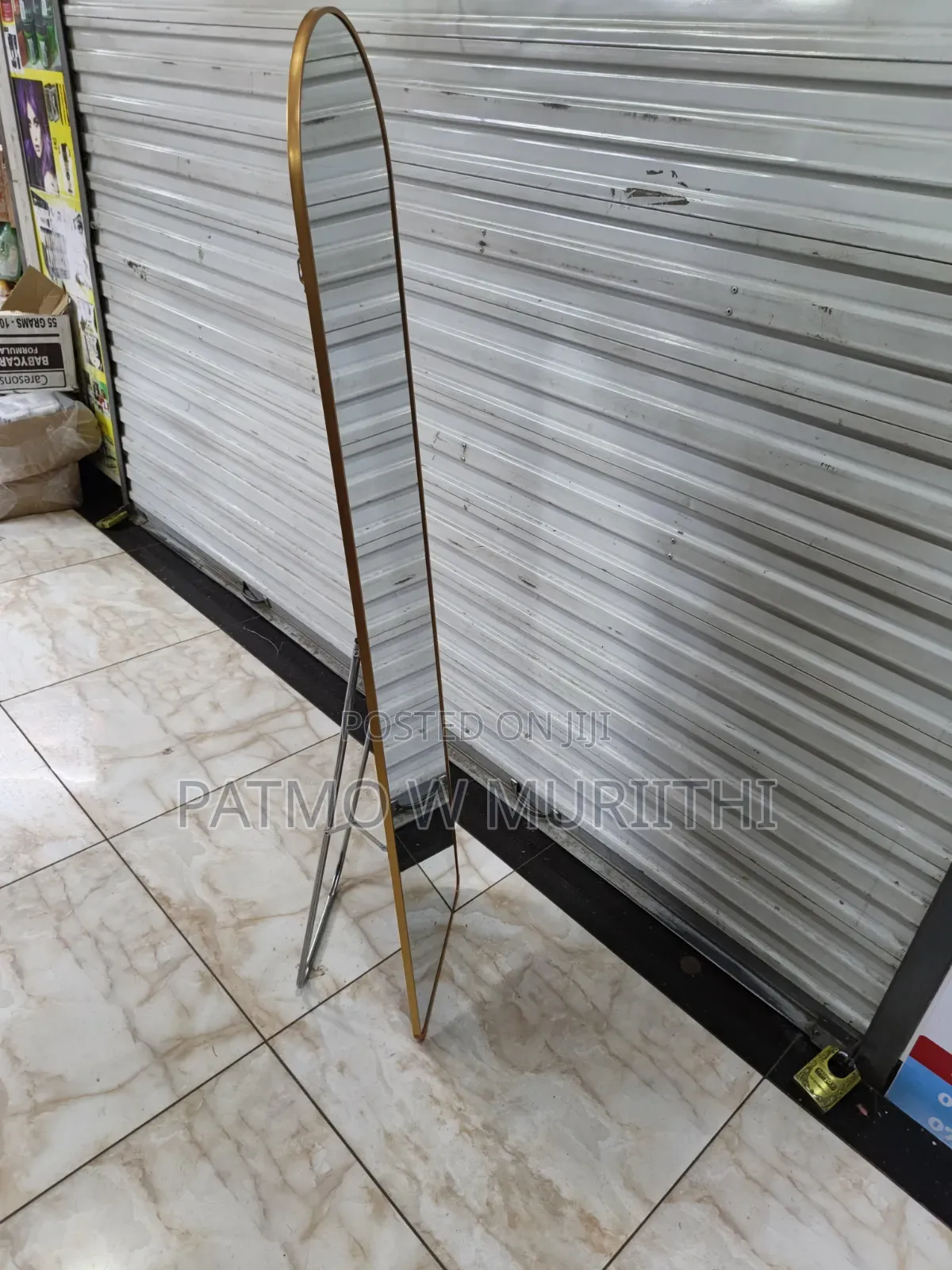 Curved Full Length Dressing Mirror
