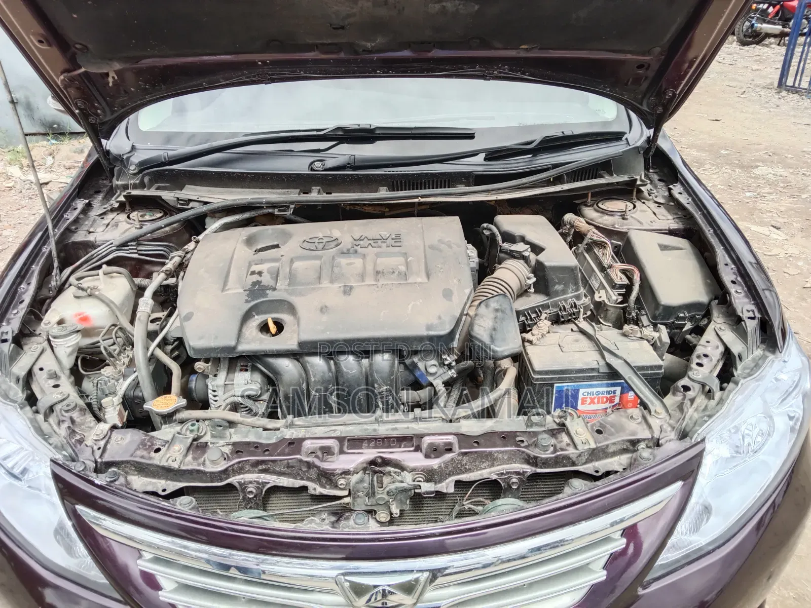 Toyota Allion 2015 Maroon