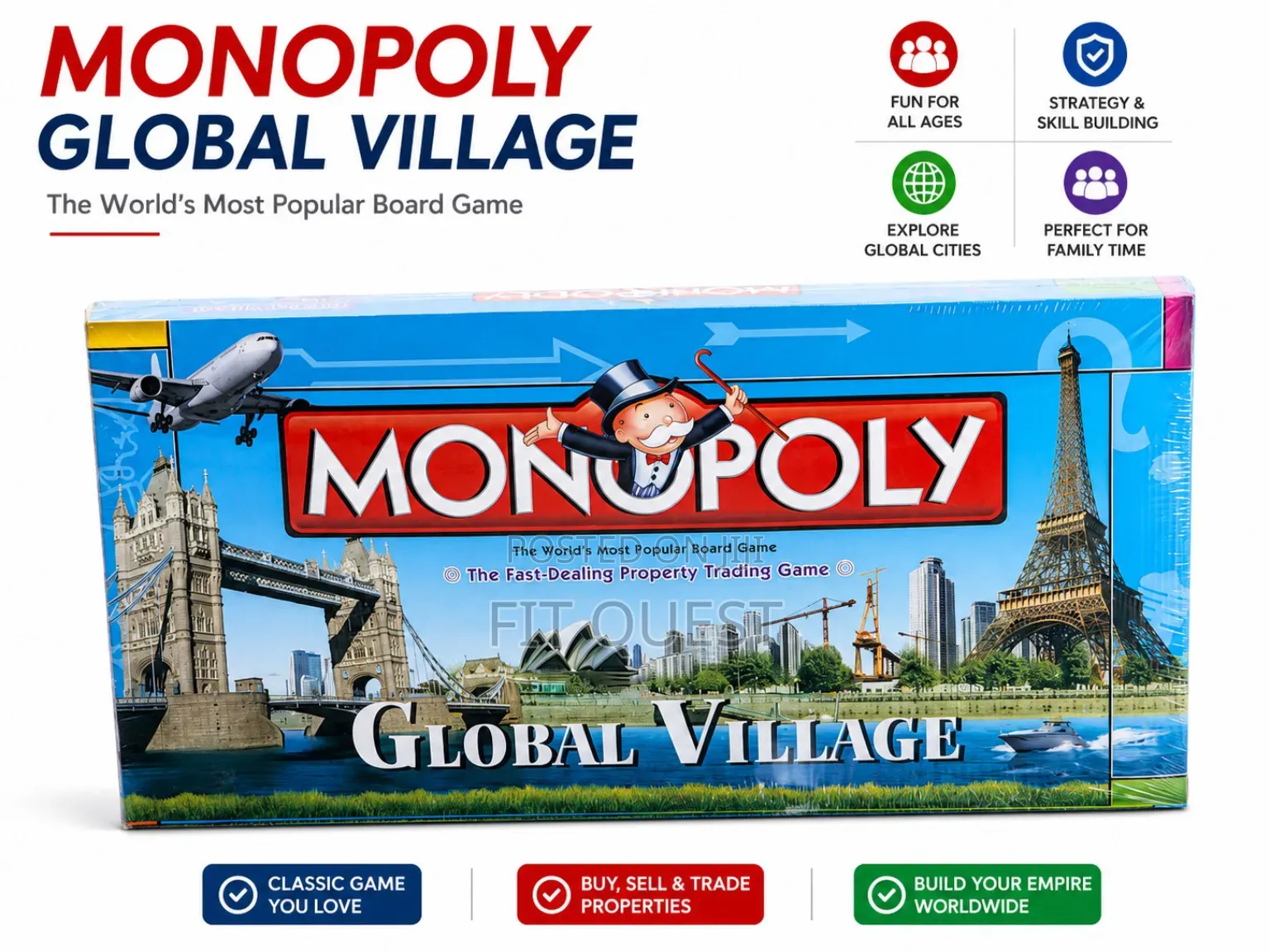 Monopoly Global Village Board Game
