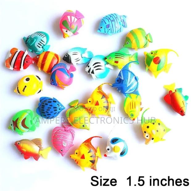 Plastic Fish, Artificial Fish For Aquarium, Floating With Moving Tail - thumbnail 4