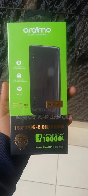Oraimo Powerflow B11 15w 10000mah* Power Bank