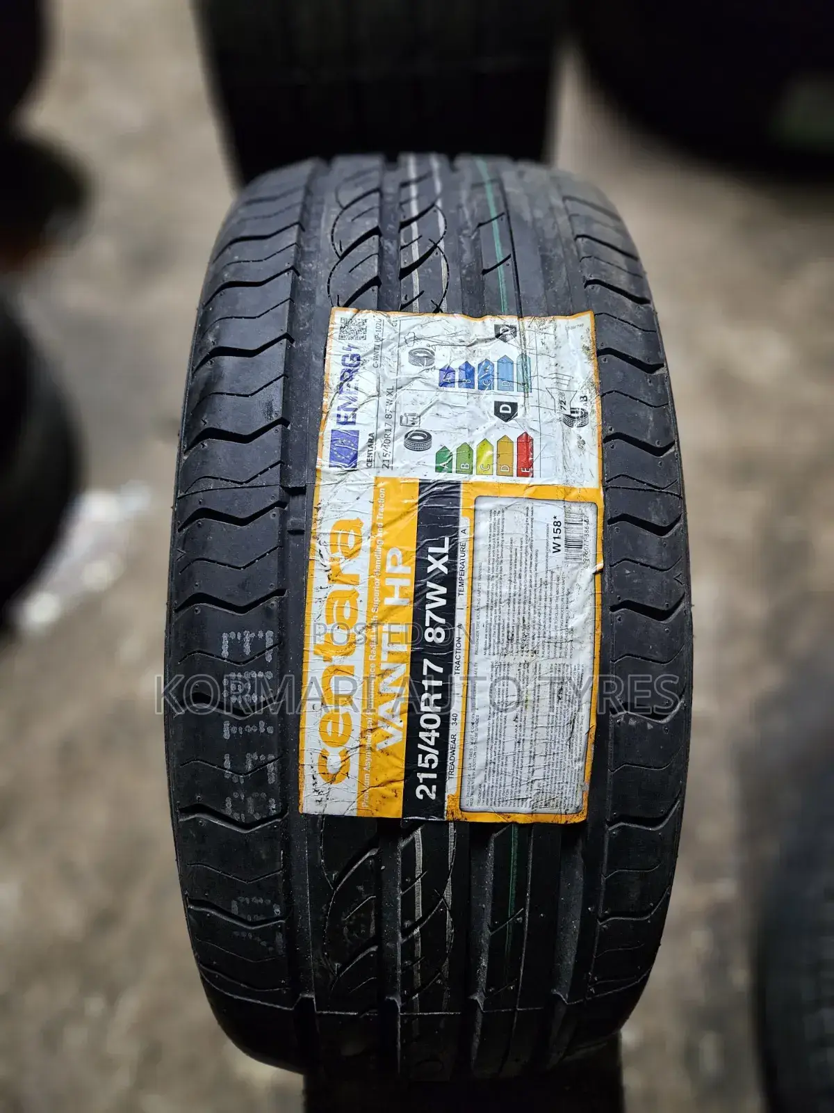 215/40r17 Centara 87w