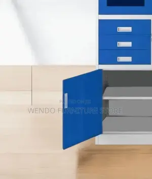 Office Cabinet Blue Filing Cabinet With Key Lock Safe Inside