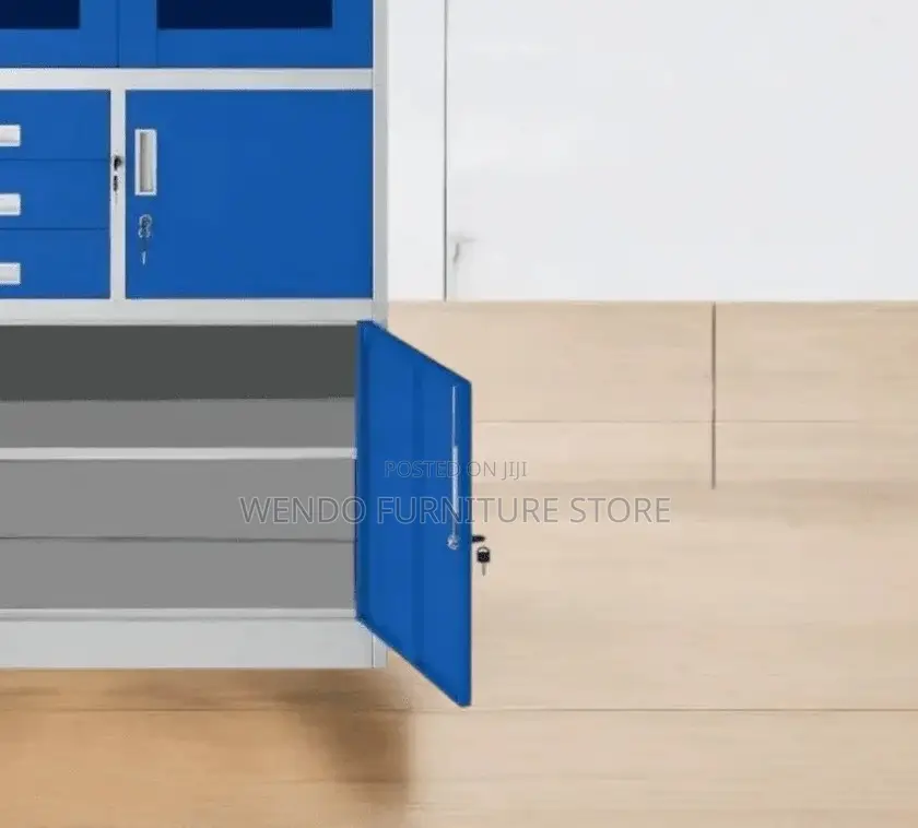 Office Cabinet Blue Filing Cabinet With Key Lock Safe Inside