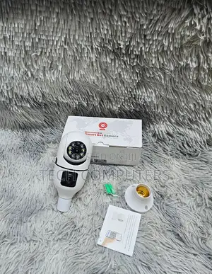 Bulb PTZ Dual Lens Camera Wifi CCTV Camera Night Vison Motion Tracking