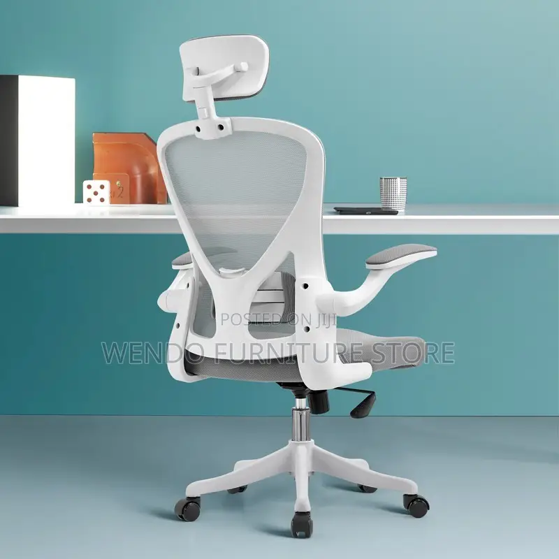 Office Chairs; Orthopedic High Backrest Office Chair With Flip Up Arms