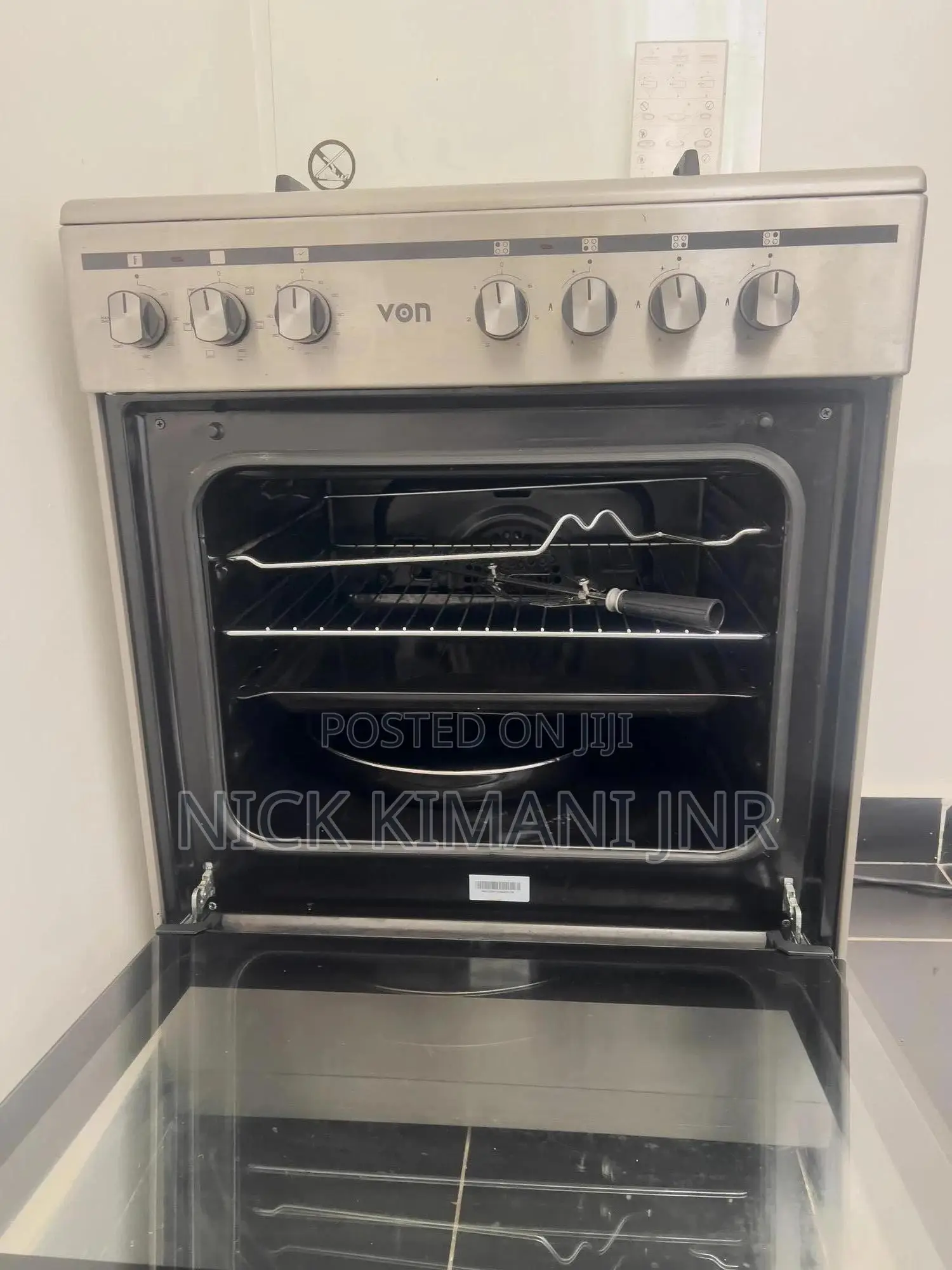 Von Cooker 3 Gas + 1 Electric