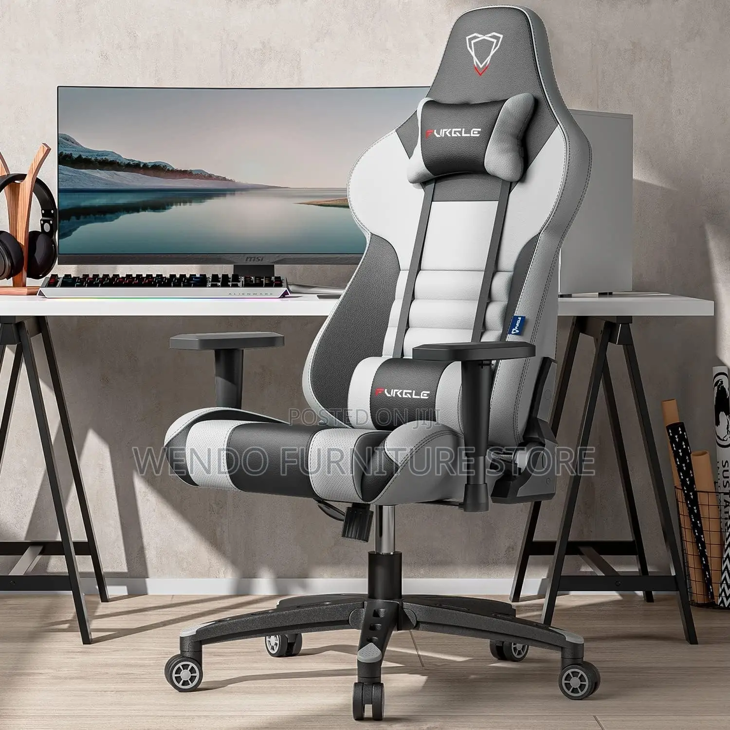 Office Chairs; Leather Recliner Studio Creators Gaming Seat