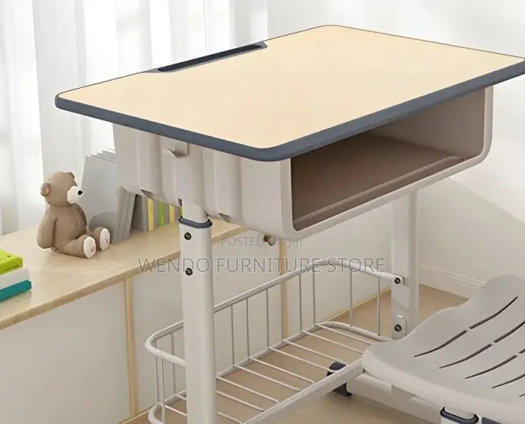 Home Tables; Kids Adjustable School Desk Chairs Set