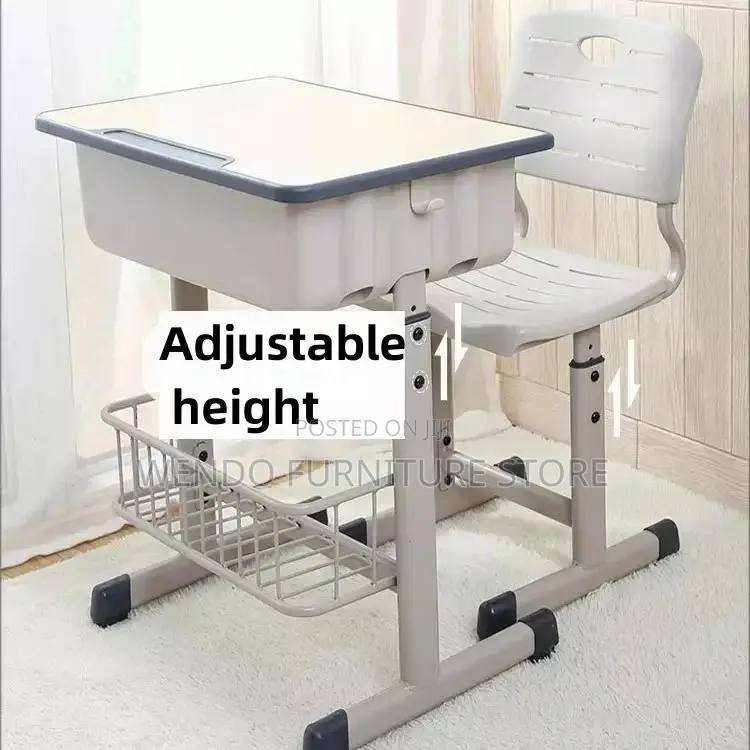 Home Tables; Kids Adjustable School Desk Chairs Set