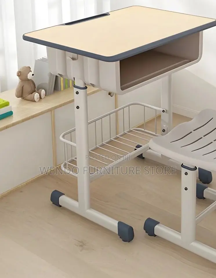 Home Tables; Kids Adjustable School Desk Chairs Set