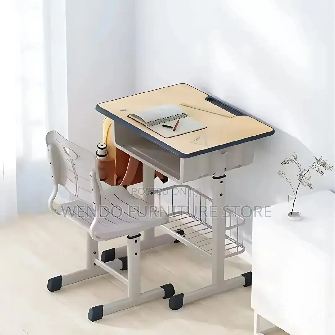 Home Tables; Kids Adjustable School Desk Chairs Set