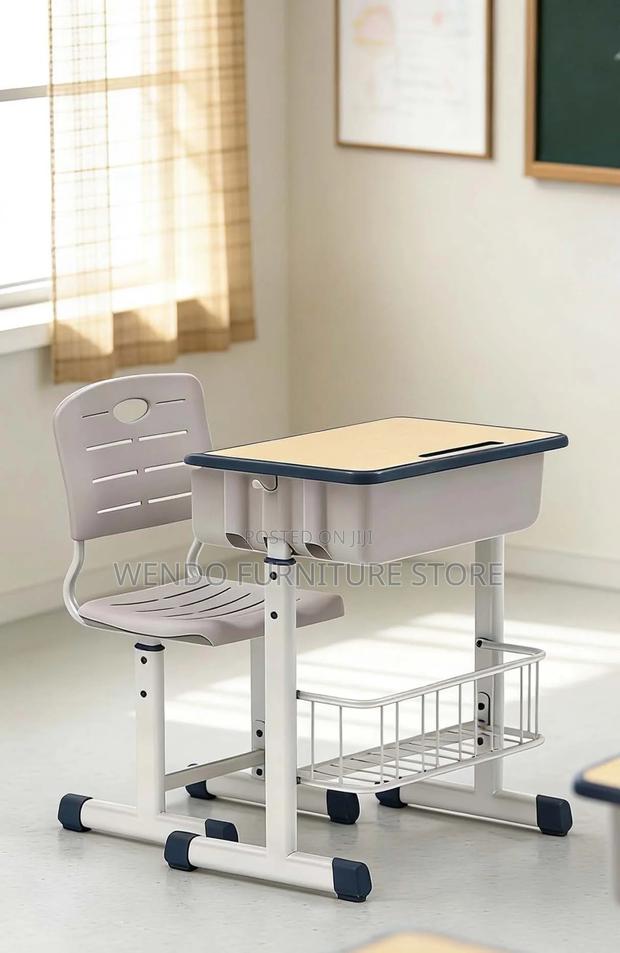 Home Tables; Kids Adjustable School Desk Chairs Set - thumbnail 15