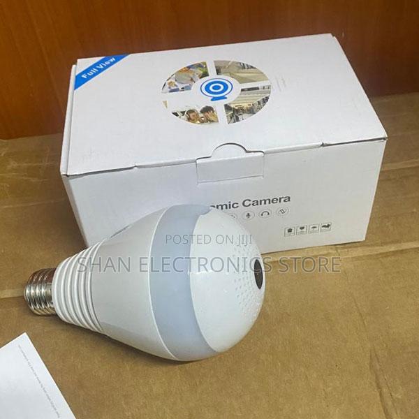 V380 Wifi Bulb Light With Wireless Panoramic Ip Camera,360 Degree View