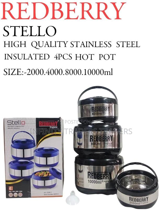 Redberry Premium Range of Stainless Steel Hotpot